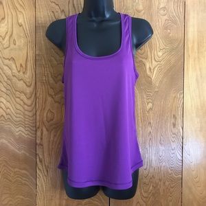 Purple Racerback Workout Top